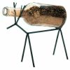 Christmas Collection Stylized Reindeer Mercury Glass Bottle Light