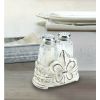 Accent Plus Fleur de Lis Salt and Pepper Shaker Set