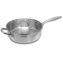 Oster Cuisine Saunders 4.2 Quart Saut&eacute; Pan with Lid