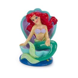 Disney Ariel on Shell Throne Aquarium Ornament Multi-Color Mini