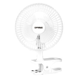 Optimus F-0645 2-Speed 6-In. Convertible Personal Clip-on/Table Fan