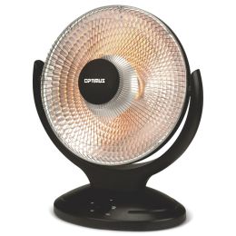 Optimus H-4430 14-In. 5-Setting 450-Watt/900-Watt Oscillating Radiant Heater with Timer