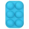 6 Holes DIY Ball Sphere Mold Silicone Cake Chocolate Candy Mould Kitchen Baking Soap Jelly Mold