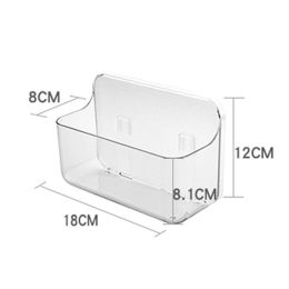 Toilet; bathroom; wall mounted shelf; kitchen; bathroom; storage box; transparent; hole free toilet shelf (colour: A1310000 (small))