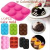 6 Holes DIY Ball Sphere Mold Silicone Cake Chocolate Candy Mould Kitchen Baking Soap Jelly Mold