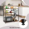 Home Kitchen Baker's Rack Microwave And Food Industrial Shelf